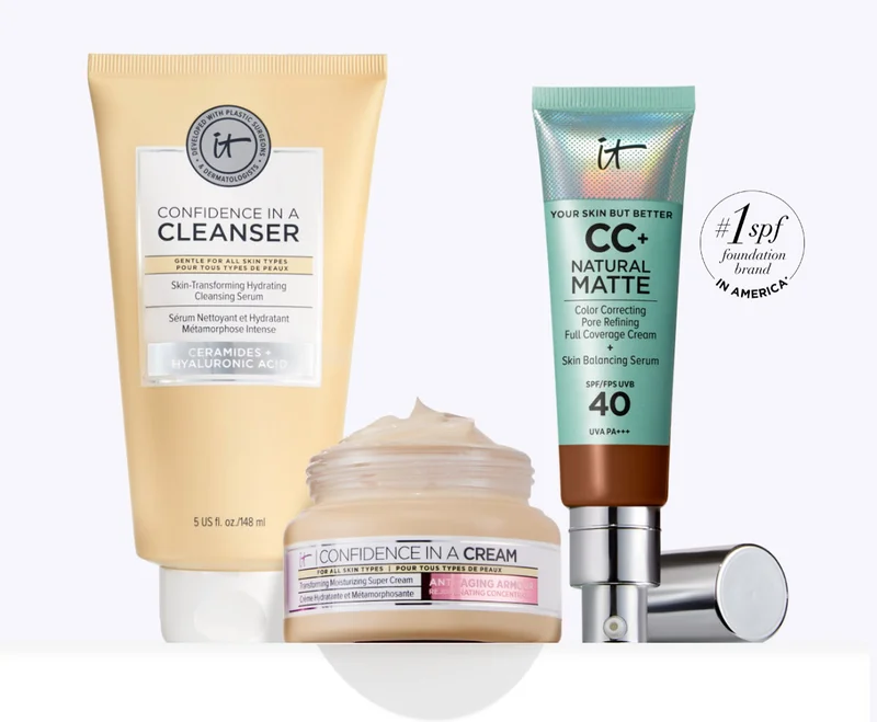 Serum, Cream, Cleanser