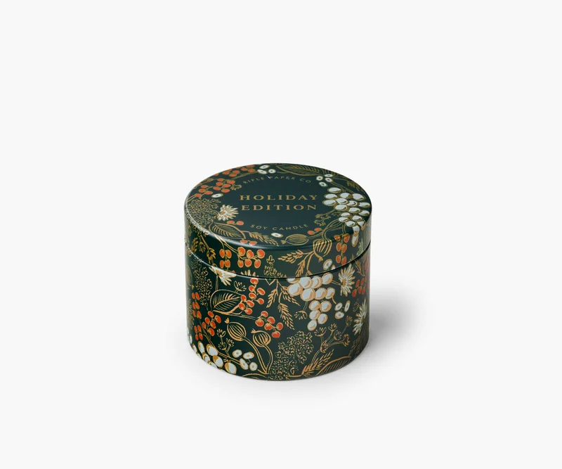 Image of Tin Candle - Holiday