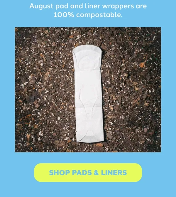 100% Organic Cotton, 100% Compostable.