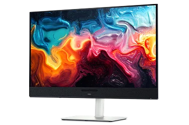 A Dell 32-inch QL OLED monitor.