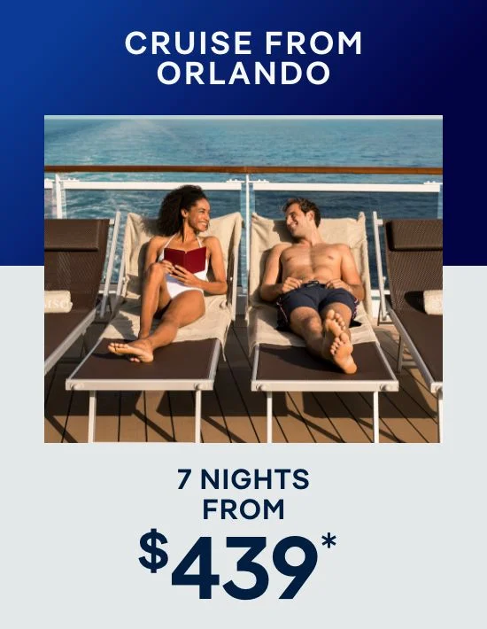 Cruise From Orlando (Cape Canaveral) – 7 Nights – Click to View Cruises & Book Now