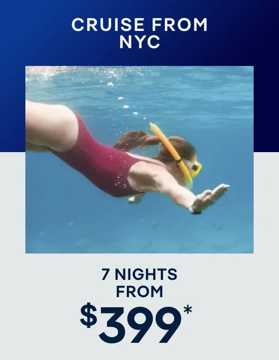 Cruise From NYC (Brooklyn) – 7 Nights – Click to View Cruises & Book Now