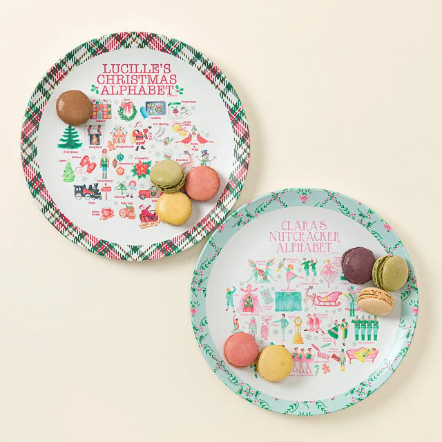 Kids Personalized Christmas Plate