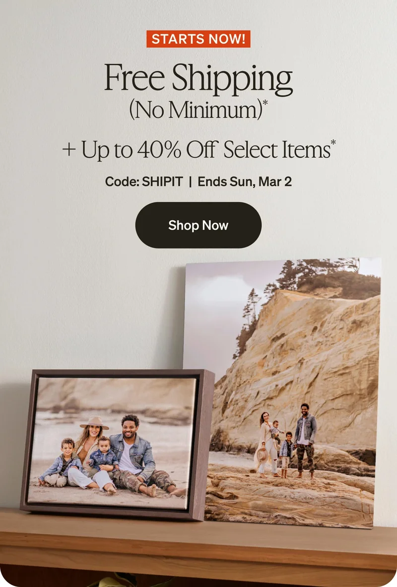 Free Shipping (No Minimum), Up to 40% Off Select Items