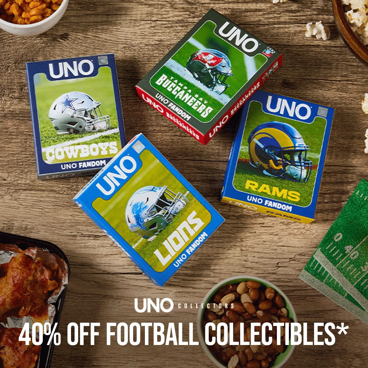 40% Off Football Collectibles*