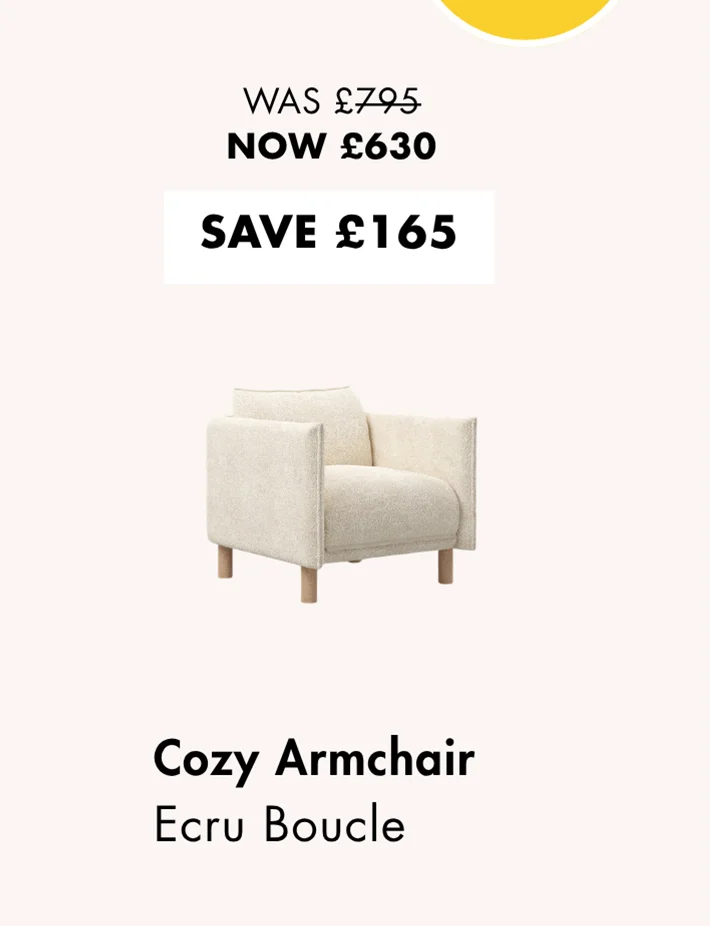 Cozy Armchair - Ecru Boucle