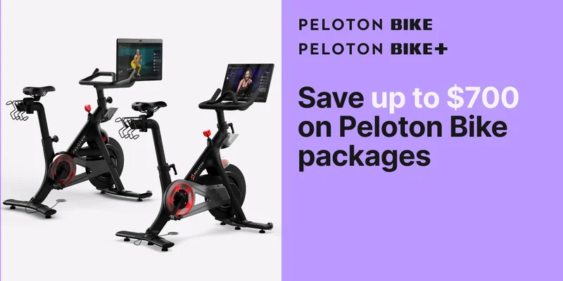 Save up to $700 on Peloton Bike packages