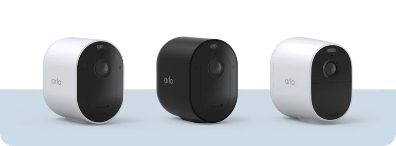 Various Arlo wireless security cameras.