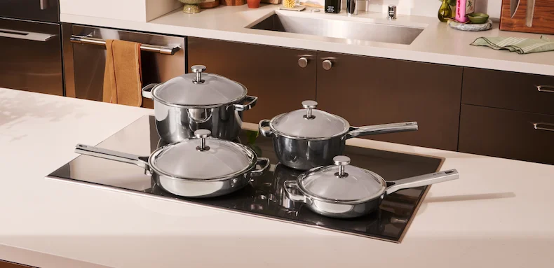 Titanium Pro Cookware  ✔ High-performance pieces that handle serious heat ✔ Non-toxic, coating-free nonstick technology lasts a lifetime ✔ Pop it in the dishwasher for easy clean-up  SHOP NOW