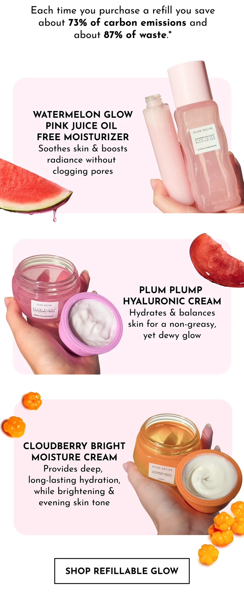 Refillable Moisturizers