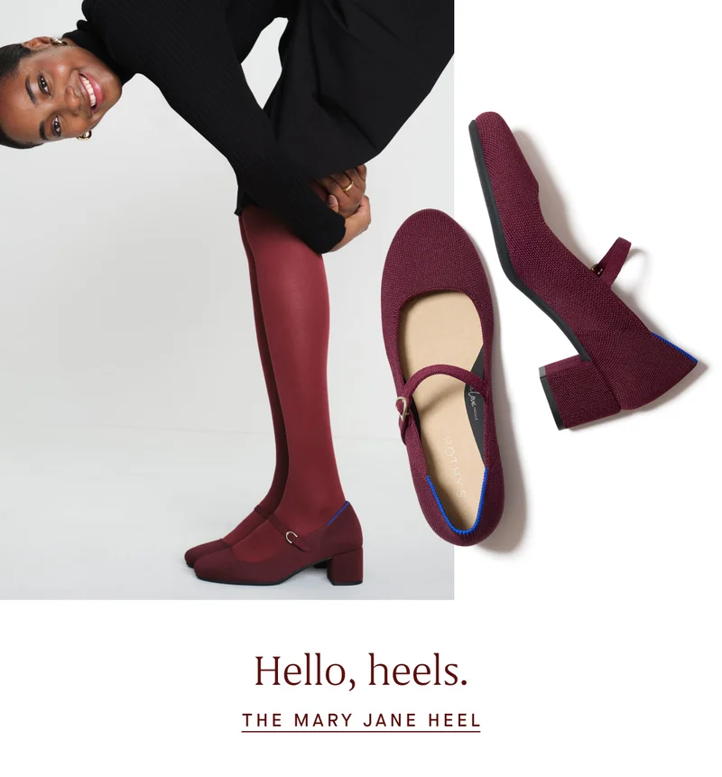 Hello, heels. THE MARY JANE HEEL Hello, heels. THE MARY JANE HEEL