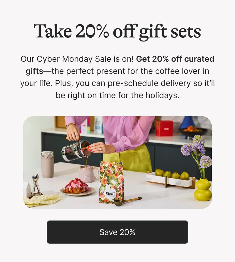 Save 20% on gift sets