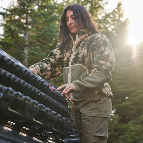 9100020 - Wolf Creek Sherpa Jacket - Douglas/Safari - Women's