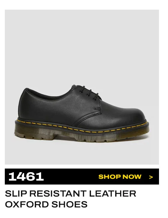 1461 SLIP RESISTANT LEATHER OXFORD SHOES