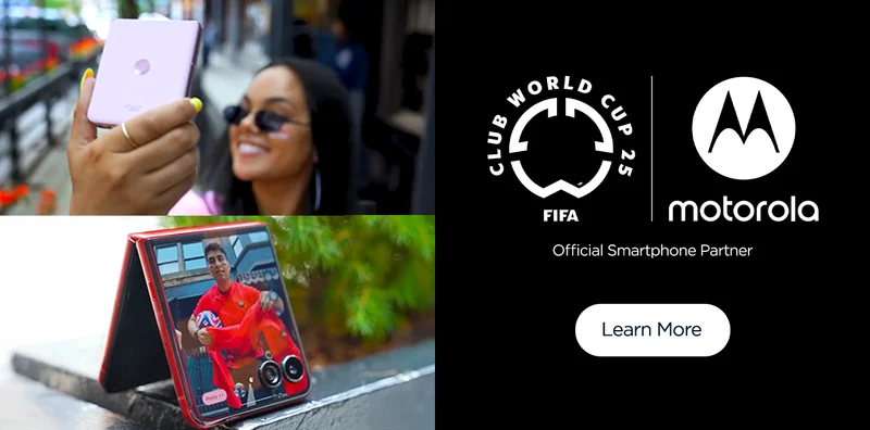 Club World Cup '25 FIFA - motorola official smartphone partner - Learn More