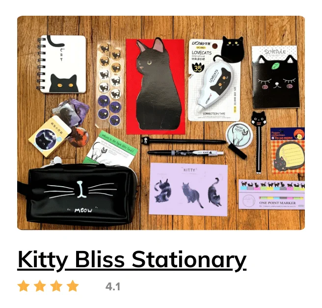 Kitty Bliss Stationary