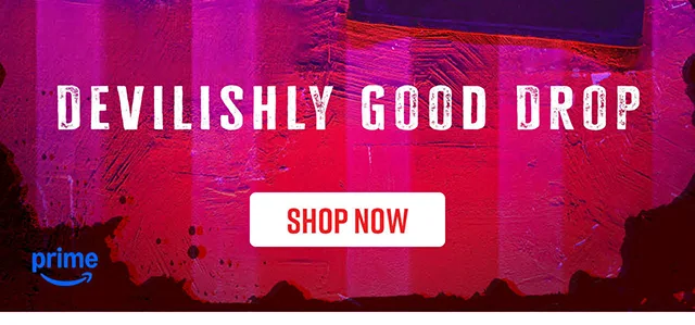 Helluva Boss. Devilishly Good Drop. Shop Now