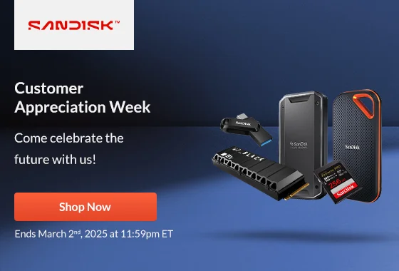 Sandisk Customer Appreciation Week | Shop Now