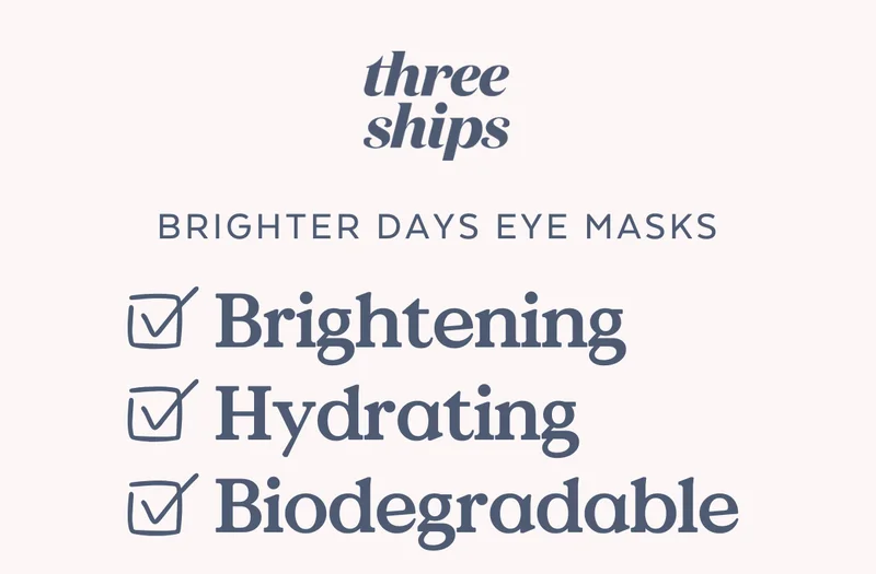 BRIGHTER DAYS EYE MASKS | Brightening, Hydrating, Biodegradable