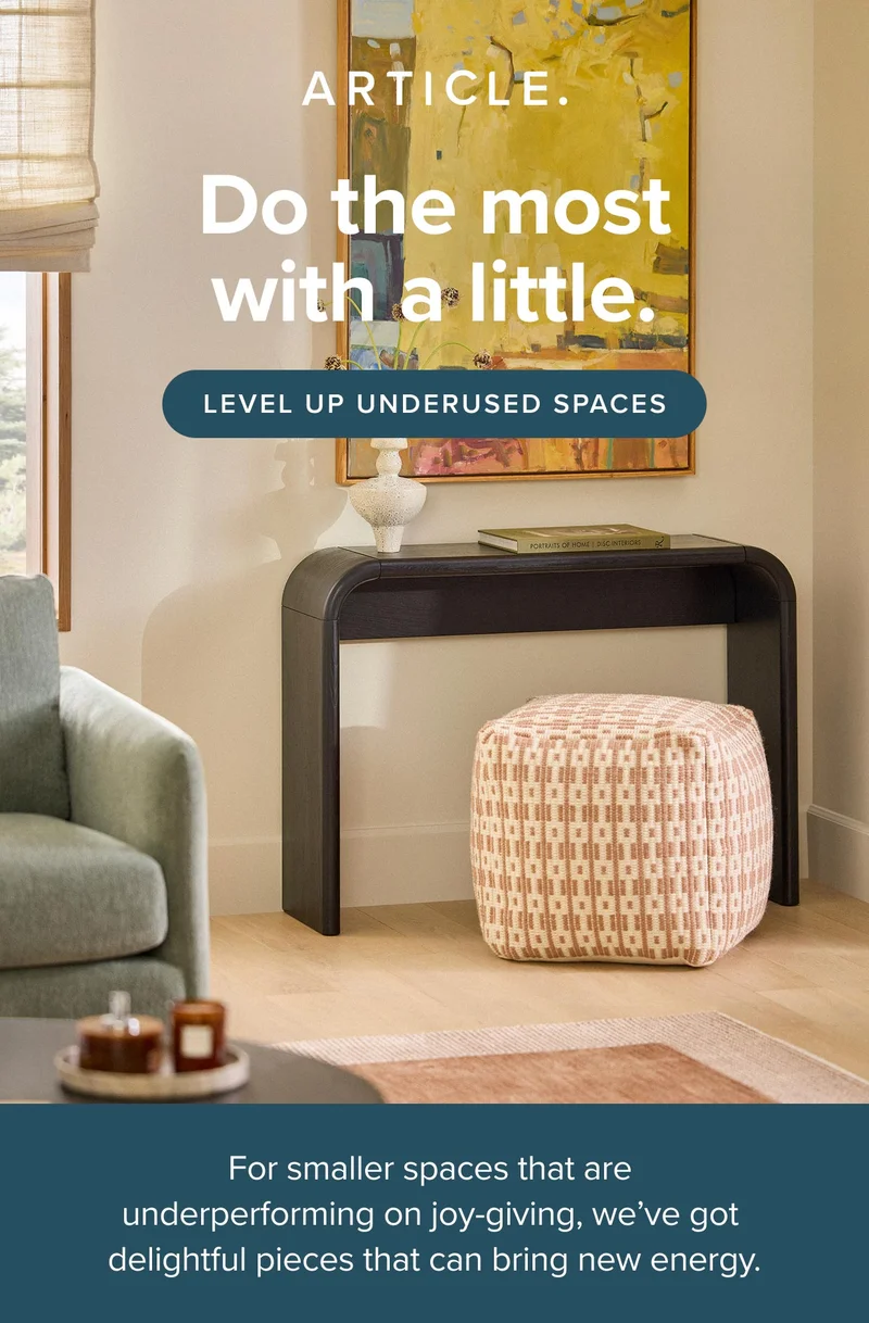Level up underused spaces.