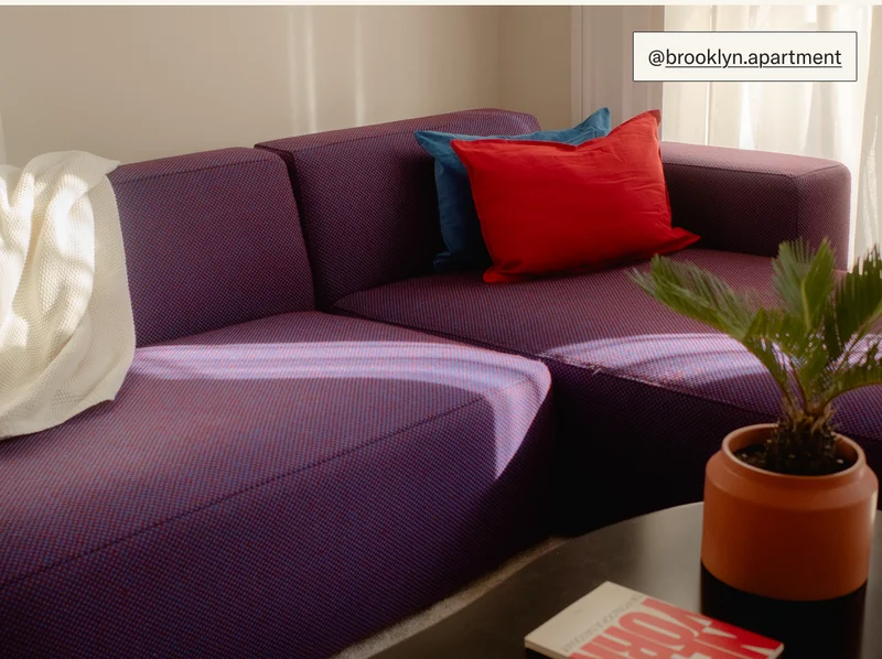 The Form Sectional, styled by @brooklyn.apartment