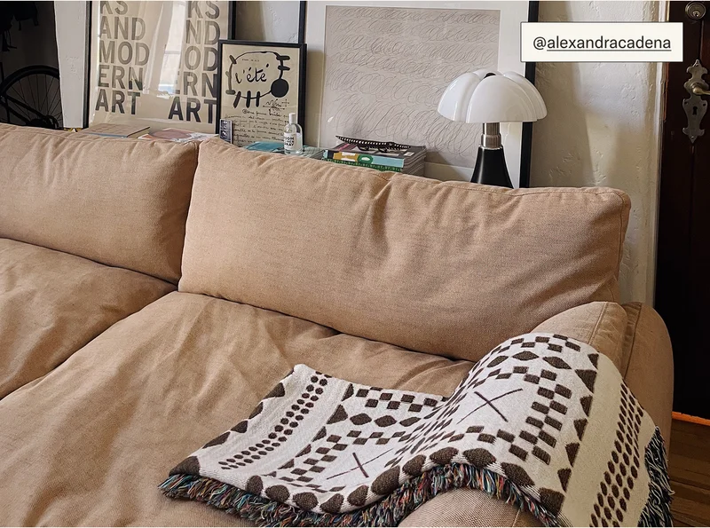 The Sink Down Sectional styled by @alexandracadena.