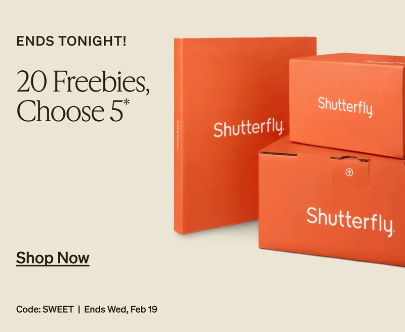 $10 8x8 photo books and up to 50% off everything ends tonight!
