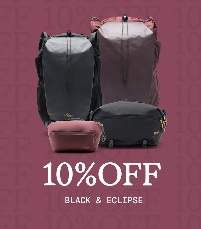 10% off Black & Eclipse Bags