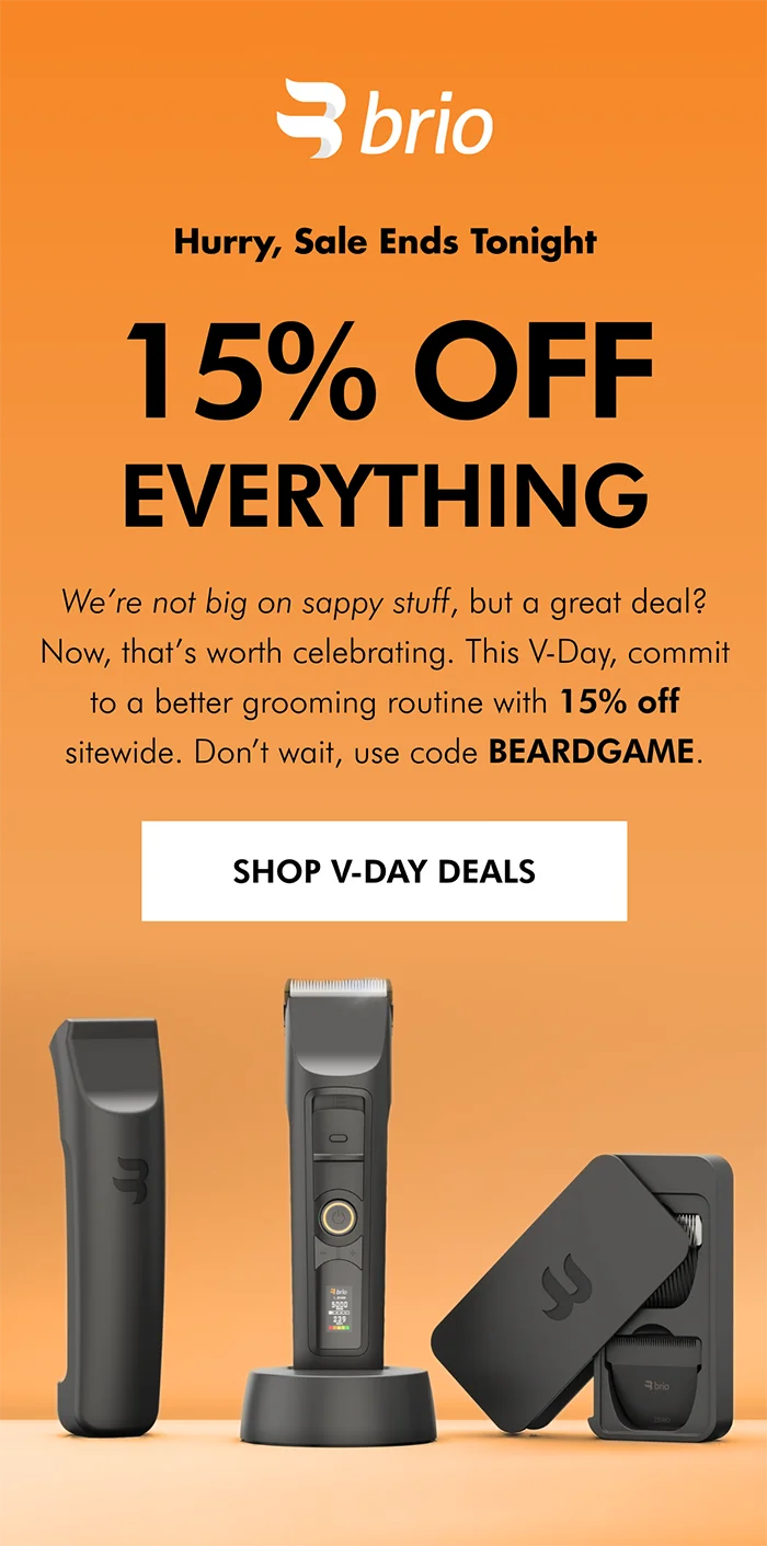 Use code BEARDGAME to get 15% off sitewide!