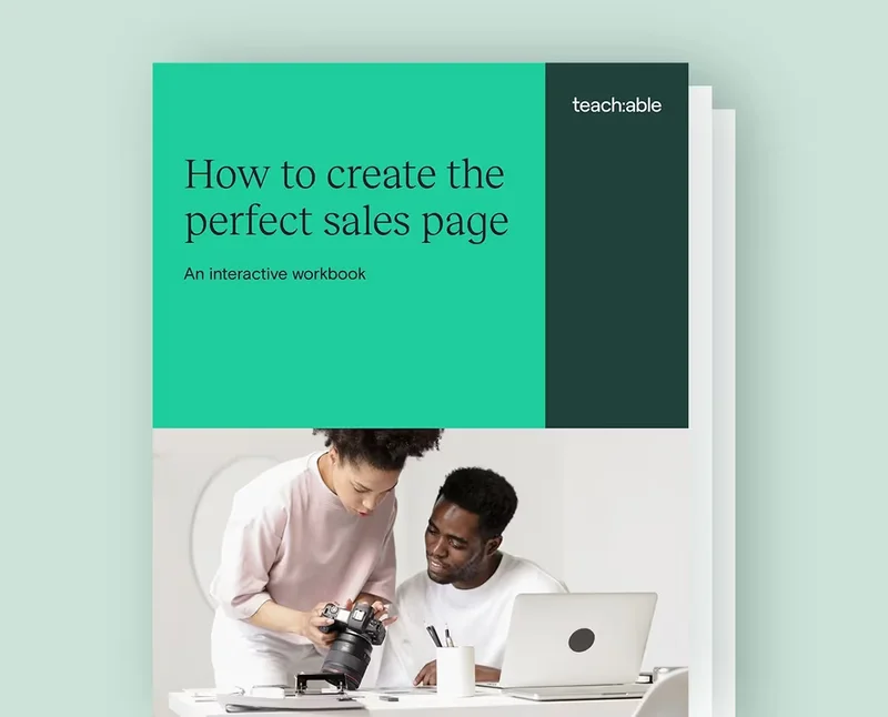 Sales page template