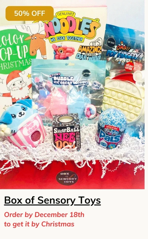 VIP BOX OF SENSORY TOYS 💚 for Kids 4-9 years