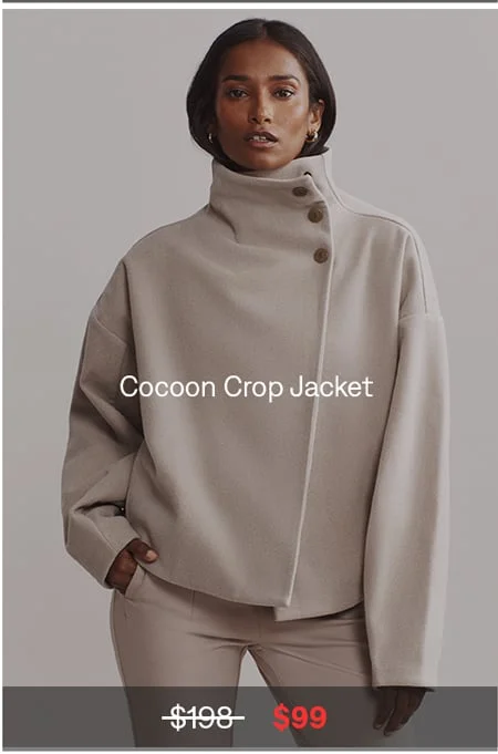 Cocoon Crop Jacket