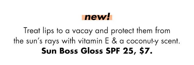 treat lips to a vacay and protect them from the sun's rays