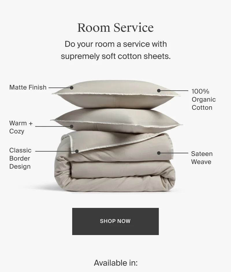 Organic Soft Luxe Bedding | Shop Now