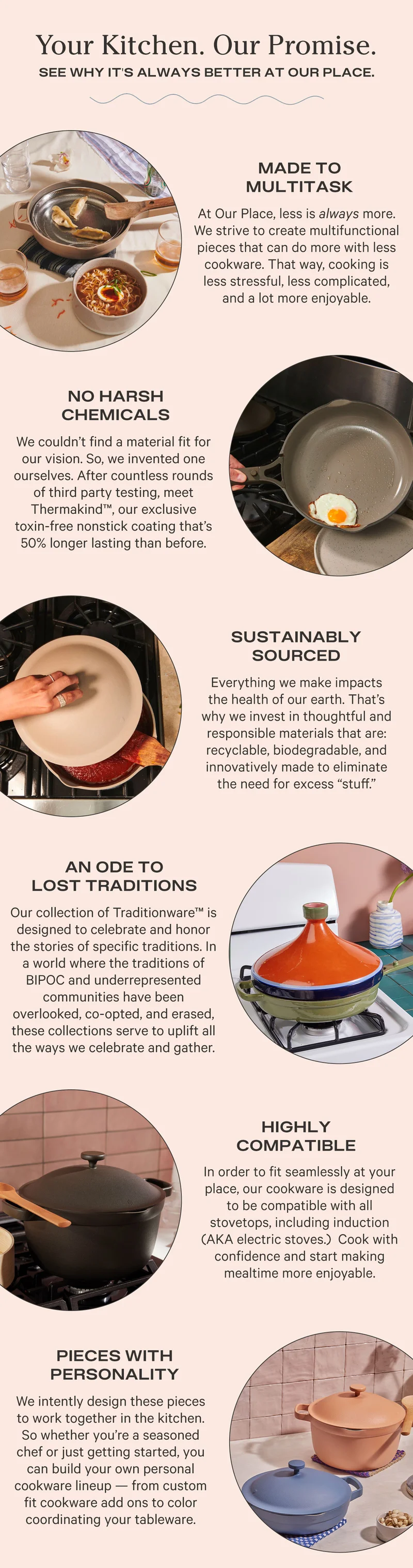 Your Kitchen. Our Promise. See Why it's Always Better at Our Place.