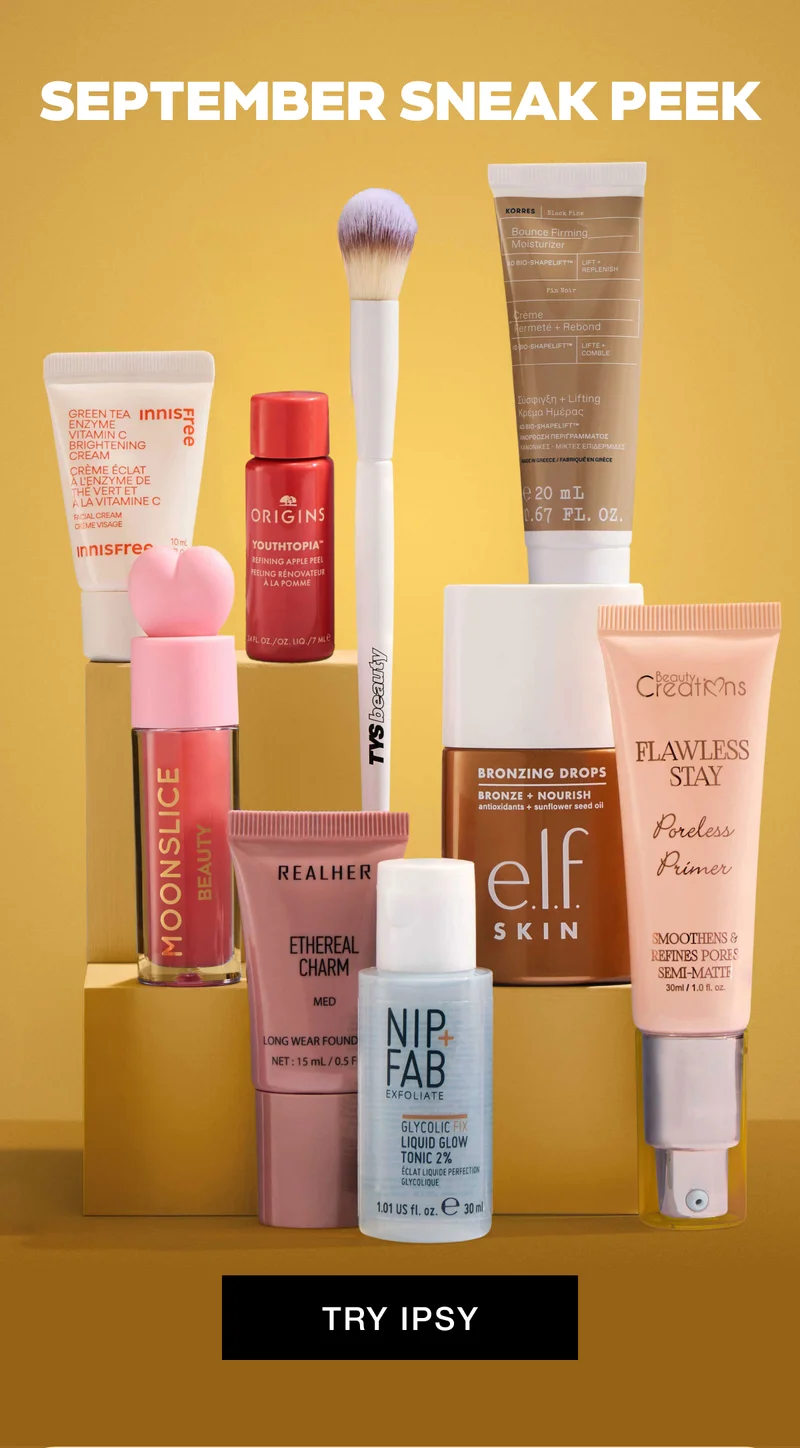 SEPTEMBER SNEAK PEEK - TRY IPSY