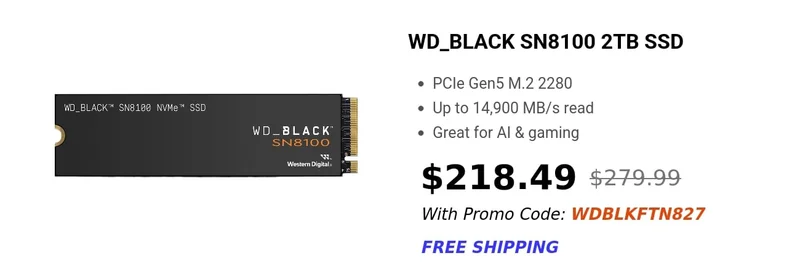 WD_BLACK SN8100 2TB SSD