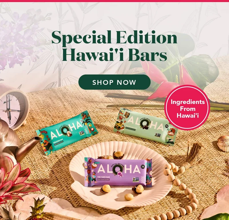 Shop Special Edition Hawai'i Bars, made with ingredients from Hawai'i