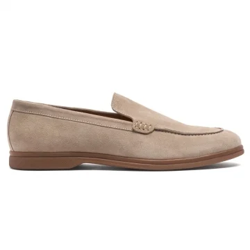 Biarritz Apron Loafer in Ardesia Suede