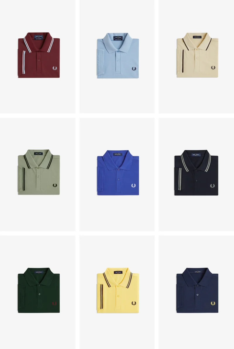 A selection of Fred Perry Shirts