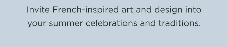 Invite French-inspired art and design