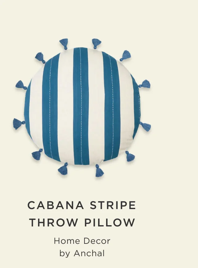 Cabana Stripe Throw Pillow