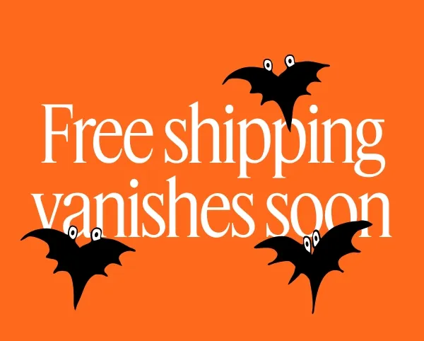 Free shipping vanishes soon