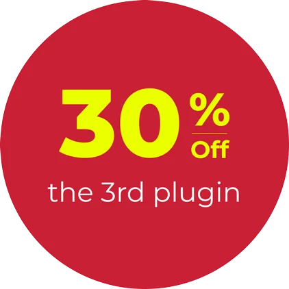 30% off the 3rd plugin