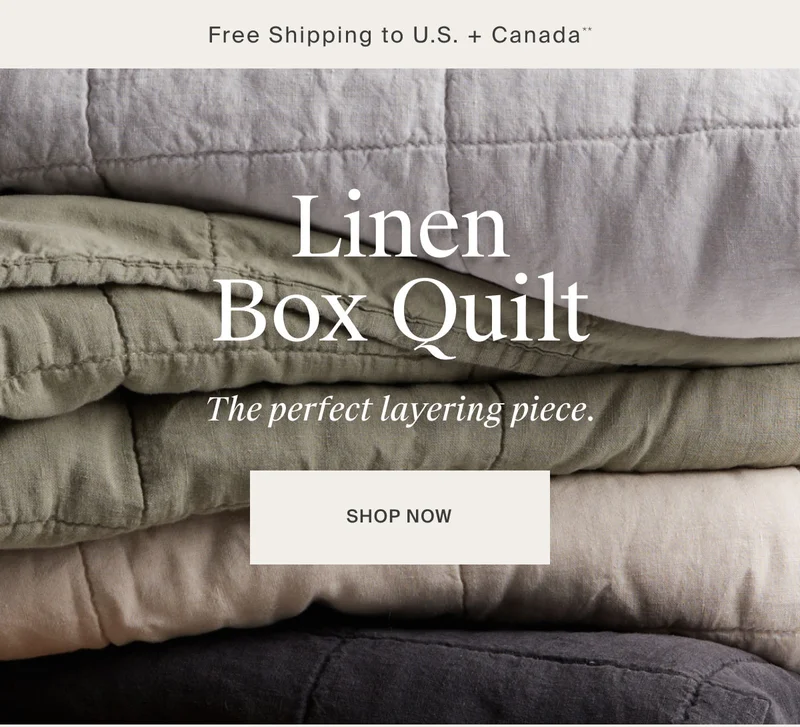 Linen Box Quilt | Shop Now