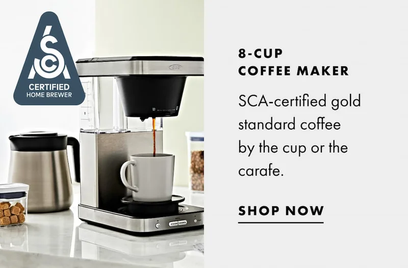 8-Cup coffee MAKER SCA-certified gold standard coffee  by the cup or the carafe. | SHOP NOW.