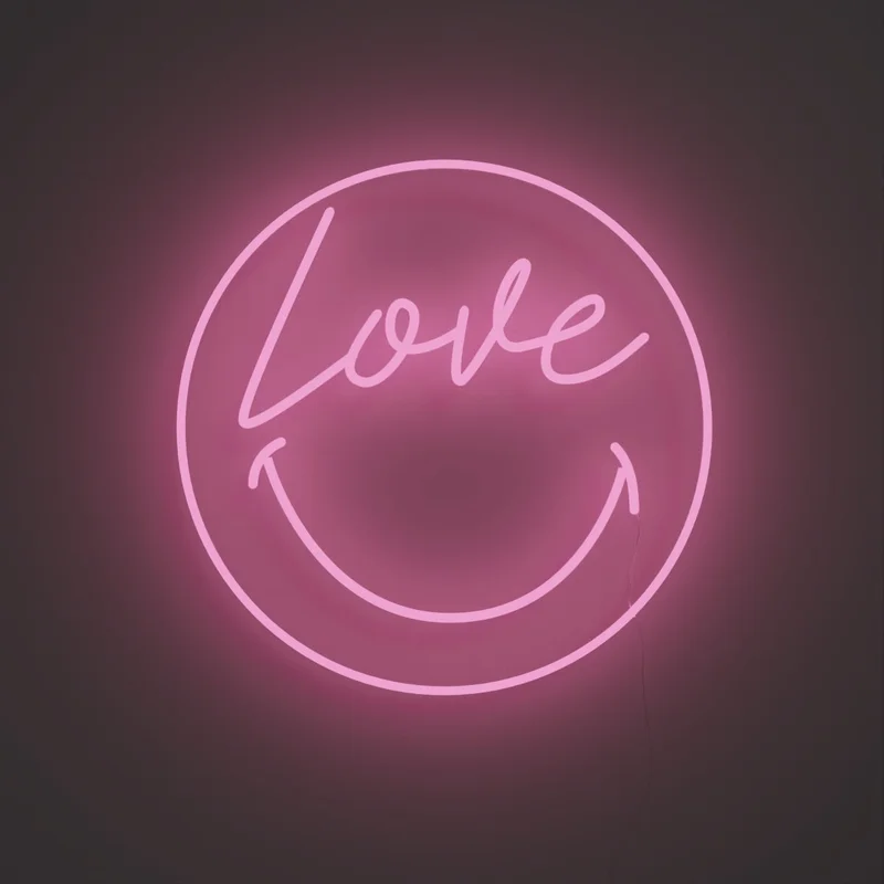 Image of Love Smiley by Smiley, LED neon sign
