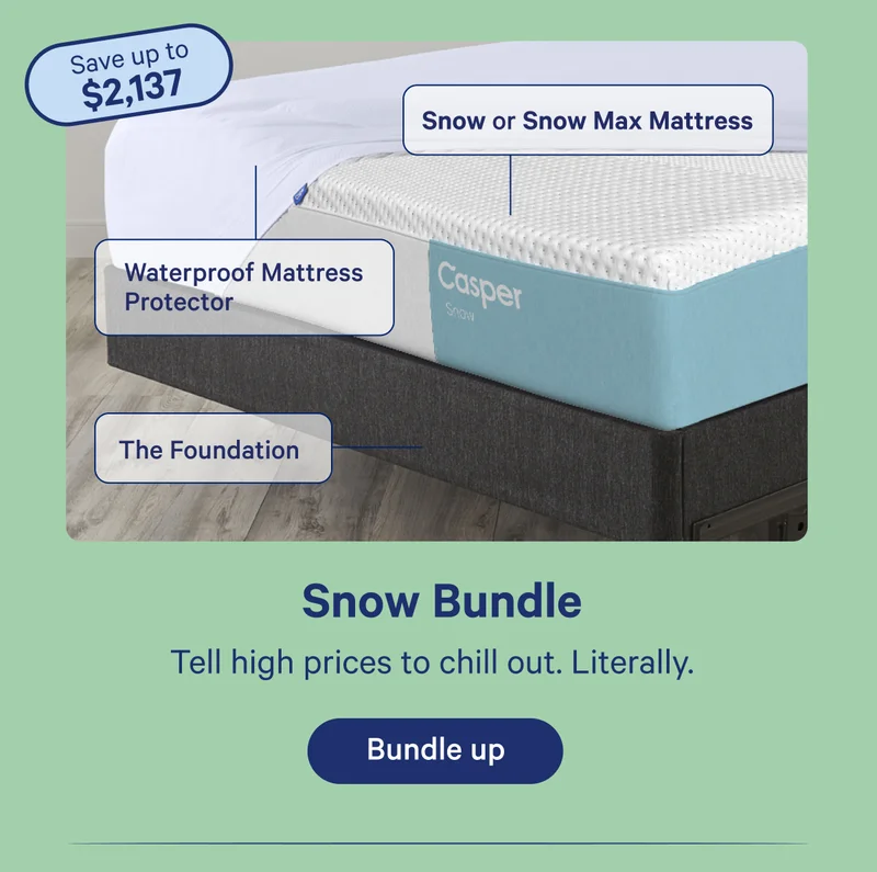 Snow Bundle; Tell high prices to chill out. Literally.