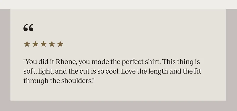 ''The perfect shirt''