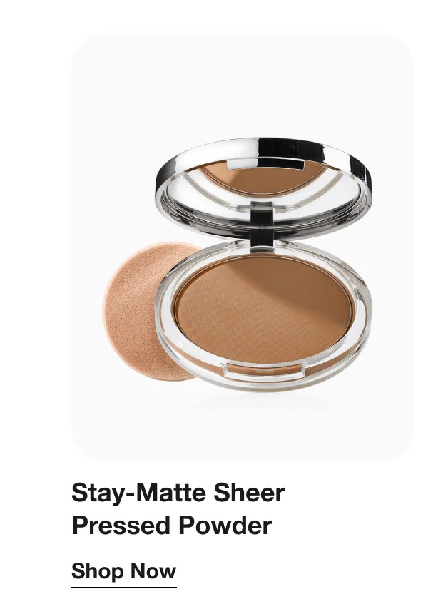 Stay-Matte Sheer Pressed Powder | Shop Now